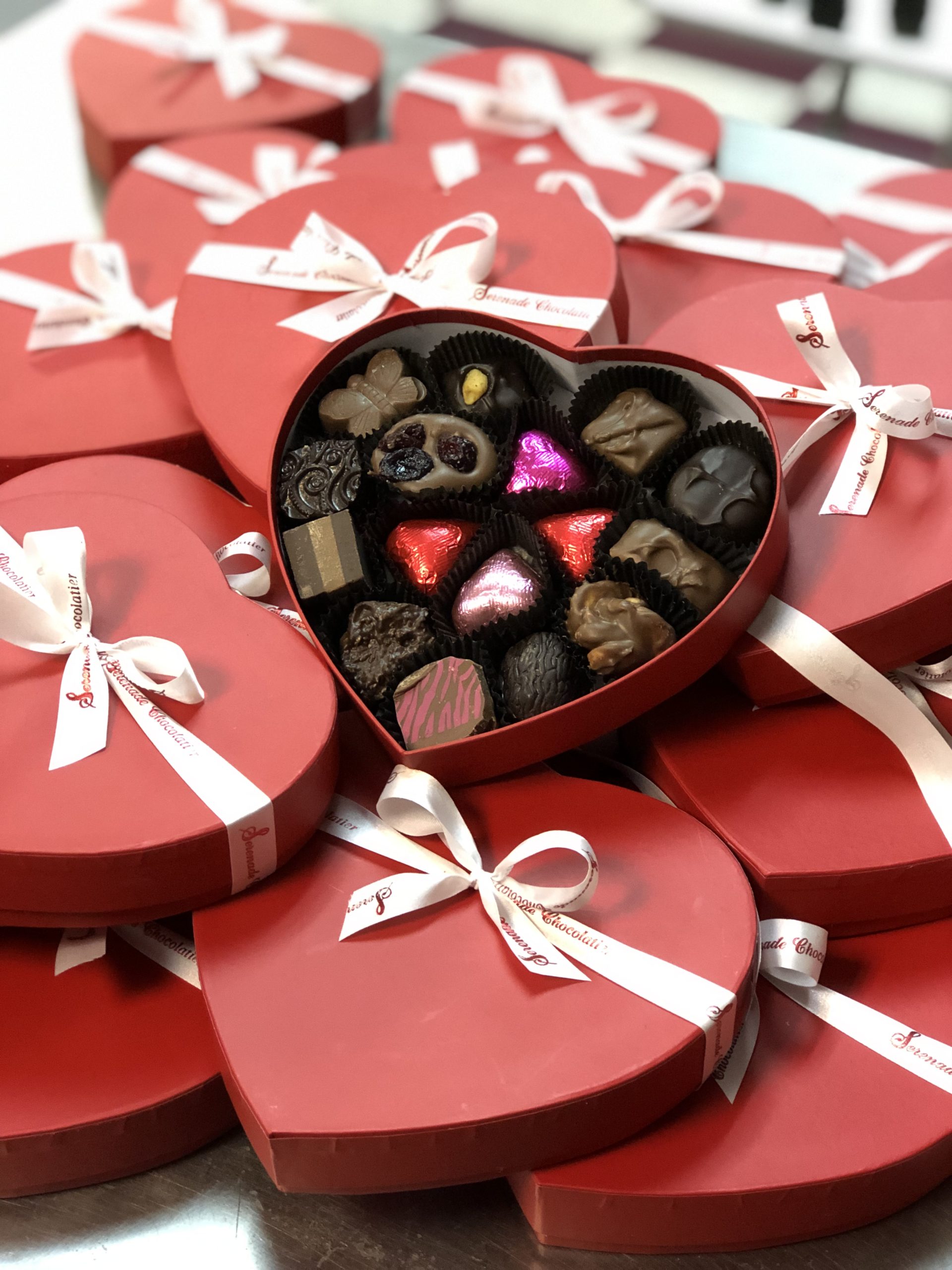 Heart Shaped Chocolate Box Serenade Chocolatier Handmade Viennese Chocolate Shop In