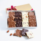 Chocolate Almond Bark Bars in box
